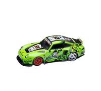XIYUEYING 1:64 para Porsche RWB993 Coche En Miniatura De Aleación Modificado con Cola De Pato Navidad
