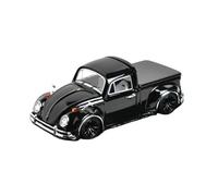 XIYUEYING 1:64 para Volkswagen Beetle Pickup Truck Coche Clásico con Tapa De Carga, Colección Y Exhibición De Modelos De Coches De Aleación(Negro)