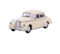 XIYUEYING 1:87 para Mercedes Benz Typ 300c 1955 Limusina Modelo De Coche De Resina Clásico Decoración Coleccionable(White)