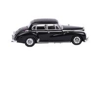 XIYUEYING 1:87 para Mercedes Benz Typ 300c 1955 Limusina Modelo De Coche De Resina Clásico Decoración Coleccionable(Negro)