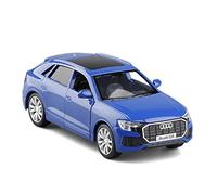 XIYUEYING para Audi Q8 SUV Metal De Simulación Tire hacia Atrás para Recoger El Coche De Juguete para Niños 1 36(Taglia Unica)
