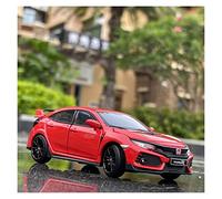 XIYUEYING para Honda Civic R, Juguete de aleación Metal, Coche Deportivo, Modelo simulado Sonido y luz, colección 1 32(3)