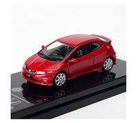 XIYUEYING para Honda Honda Civic FN2 Coche En Miniatura De Aleación Rojo Derecho Coche De Juguete 1 64(Taglia Unica)
