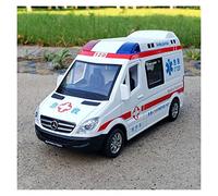 XIYUEYING para Mercedes-Benz Sprinter Coche Antiepidemia Ambulancia Aleación Especial Coche De Policía Modelo 1/32(3)