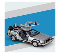 XIYUEYING para Reproductor Listo para Películas De Vuelta Al Futuro, Modelo De Coche Regalo Modelo Coche Aleación Simulación 1 24