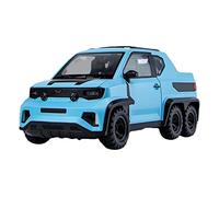 XIYUEYING para Wuling MINIEV6X6 Camioneta Aleación Modelo De Coche Simulación Metal Coche Sonido Y Luz Tire hacia Atrás Coche 1 18(3)