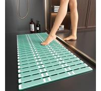 XIYUNTE Alfombrilla de baño antideslizante, antideslizante, 90 x 40 cm, extra larga, alfombrilla de ducha antideslizante para ducha interior, alfombrilla de goma antideslizante con ventosas, lavable a