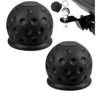 XIZHID 2 Piezas Cubierta de Bola de Remolque para BMW 7 Series 740i 760i xDrive Alpina B7 i7, Tapón de Enganche, Cubiertas para Enganche de Remolque, Duradera, Caucho