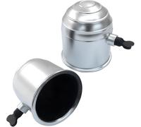 XIZHID 2 Piezas Cubierta de Bola de Remolque para Lexus RC/IS, Tapón de Enganche, Cubiertas para Enganche de Remolque, Duradera, plástico Duro,Silver