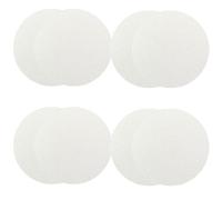 Xizhiwan Paquete de 8 esponjas de maquillaje redondas de repuesto para mujer, adecuadas para crema BB, crema CC, base líquida, adecuada para todo tipo de piel (blanco)