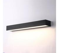 XJBWSDE Apliques de Pared LED lineales para Exteriores, Modernos Apliques de Pared de Aluminio para Porche, jardín, vestíbulo, Garaje (4000 K, 50 cm/19,69 Pulgadas)