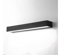 XJBWSDE Apliques de Pared LED lineales para Exteriores, Modernos Apliques de Pared de Aluminio para Porche, jardín, vestíbulo, Garaje (6000 K, 50 cm/19,69 Pulgadas)