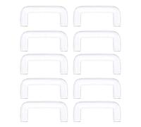 Xjdzineq 10 piercings invisibles para tabique, acrílicos, en forma de U, para nariz, retenedores, accesorios de piercing para tabique, retenedores de acrílico para el cuerpo, Medium, como se describe