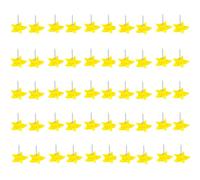 Xjdzineq 100 chinchetas de corcho con cabeza de estrella, tachuelas de dibujo de cinco puntas para tablones de anuncios, tachuelas decorativas para tablones de anuncios