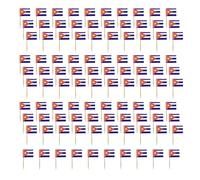 Xjdzineq 100 piezas de bandera internacional colorida, papel, madera, palillos de dientes, cupcakes, decoración para tartas para eventos de fútbol, fiestas, palillos de dientes