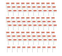 Xjdzineq 100 piezas de bandera internacional colorida, papel, madera, palillos de dientes, cupcakes, decoración para tartas para eventos de fútbol, fiestas, palillos de dientes