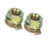 Xjdzineq 2 juntas de tornillo de motor para scooter eléctrico con gancho de tope, tuerca de eje, accesorio de montaje para scooter eléctrico, tornillos de fijación