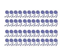 Xjdzineq 48 cordones de reconocimiento prácticos con diseño trenzado para fotos de premios, respeto académico, graduación, honores, tradición, graduación, Blanco Azul Real, Talla única