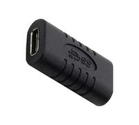 Xjdzineq Adaptador USB C acoplador compatible con carga rápida de 60 W y transferencia de datos eficiente macho a hembra/macho