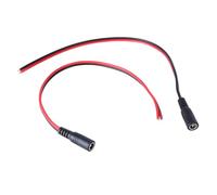 Xjdzineq Cable de alimentación macho/hembra DC5521 con doble diseño paralelo de 5,5 x 2,1 mm, línea de conector de 18 AWG para enrutador de luz LED, conectores macho hembra