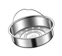 Xjdzineq Cesta de vapor multiusos de acero inoxidable, práctica para cocinar al vapor para dim sum y albóndigas, herramienta de cocina resistente a la corrosión