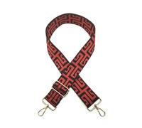 Xjdzineq Correa ancha ajustable con patrón étnico de repuesto para cinturón de bolso, c