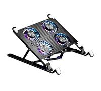 Xjdzineq Eficiente almohadilla enfriadora para portátil con soporte ajustable que mejora la circulación del aire para portátiles altos, accesorios para el hogar y la oficina, dispositivo de