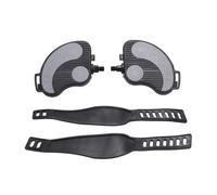 Xjdzineq Entrenamiento de piernas, equipo de fitness, estribo, bicicleta estática, pedales con correas, bicicleta reclinada estacionaria para el hogar, ejercicio con correa