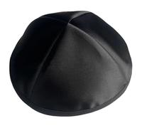 Xjdzineq Gorras de judío para hombre, sinagoga, eventos y festividades, sombrero de Yarmulke de Israel, cómodo y transpirable, redondo, gorro de kippah cultural, Negro, Talla única