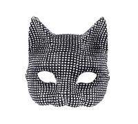 Xjdzineq Guantes de diamantes de imitación, disfraz de Catwoman, cosplay, fiesta, accesorios de escenario, accesorios de juego de rol, mascarada para Halloween, cosplay, f, Talla única