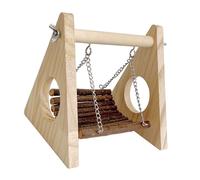Xjdzineq Hamaca de columpio para pájaros de tamaño pequeño, cacatúas y jaula, plataforma de arañazos para mascotas, alivio del estrés, hamaca para pájaros