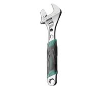 Xjdzineq Llave inglesa de doble cabeza ajustable 2 en 1 adecuada para varios tamaños de tuerca y perno con mango ergonómico y herramienta ajustable