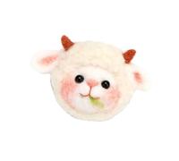 Xjdzineq Lovely Animal Broche Kit de iniciación de fieltro de aguja de lana para mujer Kit de inicio de fieltro de aguja