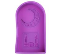 Xjdzineq Moldes de resina en forma de estrella, hechos a mano para decoraciones de Ramadán, moldes de resina de silicona para Ramadán