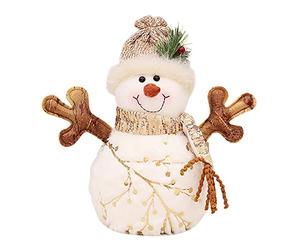 Xjdzineq Muñeco de nieve de Navidad con muérdago, muñeco de nieve de invierno, deseo para diciembre de nieve, Navidad para inauguración de la casa, decoraciones navideñas al aire libre