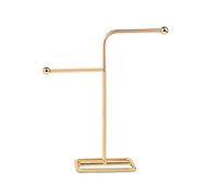 Xjdzineq Organizador de joyas de hierro forjado para pendientes, soporte geométrico para minoristas, soporte de exhibición de joyas, fotografía, adorno de hierro forjado, T size, como se describe