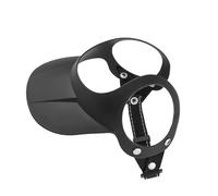 Xjdzineq Parasol para cachorros para salidas al aire libre, disfraz de sombrero ajustable con cinturón ajustable para accesorios de fotografía, sombrero transpirable para mascotas