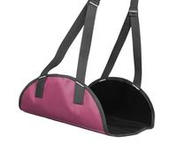 Xjdzineq Pie de viaje plegable para tren de vuelo largo, hamaca de malla transpirable, diseño portátil, ahorro de espacio, fácil de instalar, reposapiés para viajes largos, Red, One Size