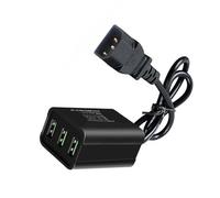 Xjdzineq Reise-12-V auf -90-V USB Ladeadapter Telefonblock für Motorrad mit langen Kabel für die bequem Verwendung von Elektrofahrrad USB