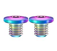 Xjdzineq Tornillo fijo de disco de aleación para bicicletas, pernos de freno hidráulicos, tornillos de tapa de cilindro de aceite para bicicletas, palancas de aleación