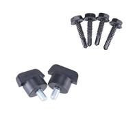 Xjdzineq Tornillos de montaje de radio profesionales para CDM750 CDM1250 CDM1550 PM400 Walkies accesorios de montaje de radio bidireccionales, color negro