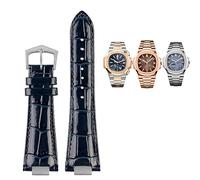 XJEIVJIC 25x13.0mm notch genuine leather watch strap + connector for 5711 5726 5712g watchband wristband Origin China