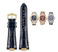 XJEIVJIC 25x13.0mm notch genuine leather watch strap + connector for 5711 5726 5712g watchband wristband Origin China