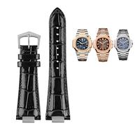 XJEIVJIC 25x13.0mm notch genuine leather watch strap + connector for 5711 5726 5712g watchband wristband Origin China