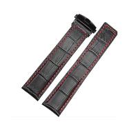 XJEIVJIC Bracelet en cuir véritable 19 mm 20 mm 22 m bracelet de montre hommes montres-bracelets accessoires boucle pliable bracelet de montre en cuir