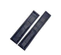 XJEIVJIC Bracelet en cuir véritable 19 mm 20 mm 22 m bracelet de montre hommes montres-bracelets accessoires boucle pliable bracelet de montre en cuir