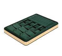 XJEIVJIC Drawer Organizer Set Stackable Organizer Trays for Drawer Rings Earrings Necklaces Bracelet Storage Showcase Box Rack