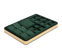 XJEIVJIC Drawer Organizer Set Stackable Organizer Trays for Drawer Rings Earrings Necklaces Bracelet Storage Showcase Box Rack