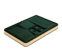 XJEIVJIC Drawer Organizer Set Stackable Organizer Trays for Drawer Rings Earrings Necklaces Bracelet Storage Showcase Box Rack