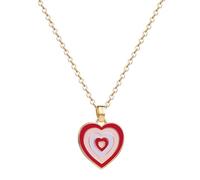 XJEIVJIC JZWCHQ Collar Colgante Cadena Hombres Mujeres Joyería Collar De Corazón Para Mujer